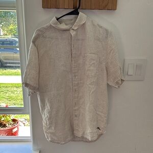 Tommy Bahama Light Tan Linen Shirt